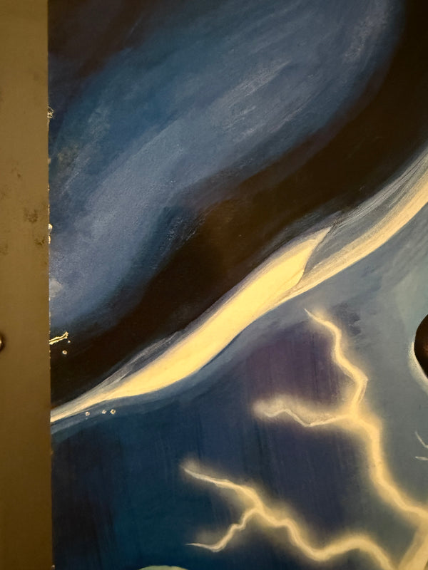 “SPLATTERHOUSE” (1988) – ORIGINAL JAPANESE B1 ARCADE POSTER – KEY VISUAL BY YUICHIRO KOMORIYA* | TITLE LOGO BY AKIRA USUKURA*
Extremely Rare | Arcade Use | First Release | 72.8 × 103 cm (B1)