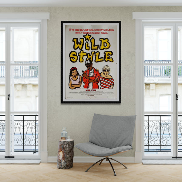 "Wild Style", Original Re-Release Japanese Movie Poster 2000`s, B1 Size