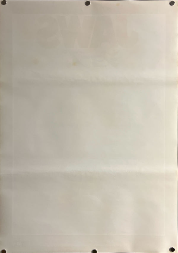 "Jaws" (ジョーズ), Original Japanese First-Release Movie Poster 1975, B2 Size (51 × 73 cm) ZA825