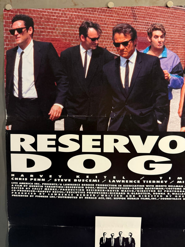 "Reservoir Dogs", Original Release Japanese Movie Poster 1993, B2 Size (51 x 73cm) C53