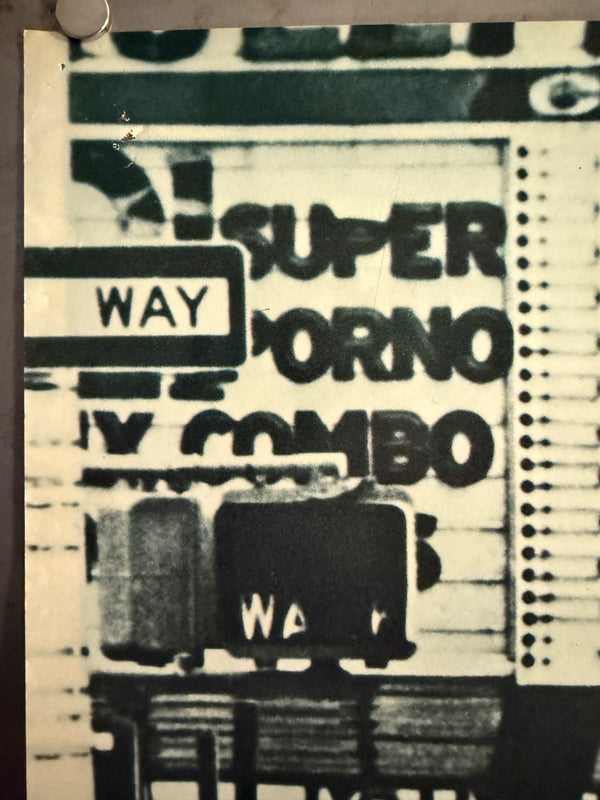 “Taxi Driver” (タクシードライバー), Original Japanese Movie Poster 1976, Columbia First Release, B2 Size (51 × 73 cm) J120