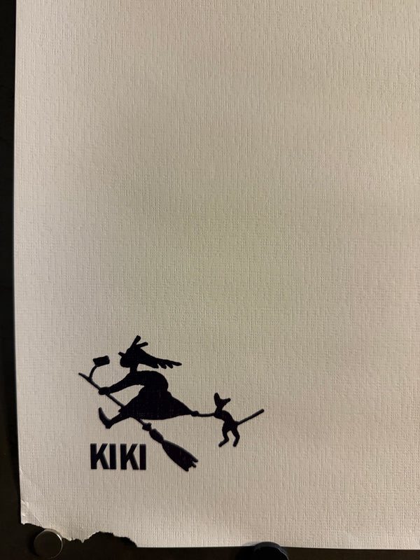 “Kiki’s Delivery Service” (魔女の宅急便) Original Japanese licensed promotional poster, Tokuma Shoten, B2 Size approx. 51 × 73 cm) Q18