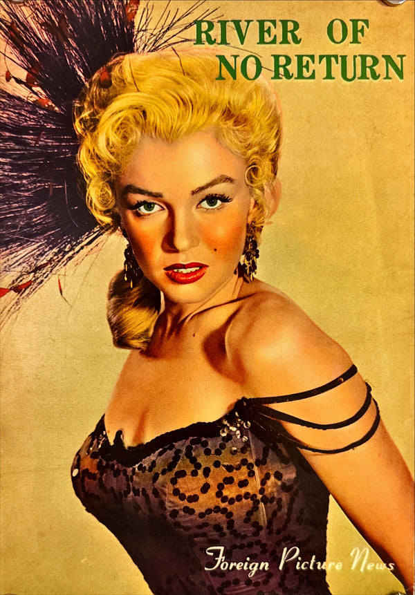 "River of No Return", 3 Original Release Japanese Movie Pamphlet-Posters 1954, Ultra Rare, B5 Size (18 x 25cm)