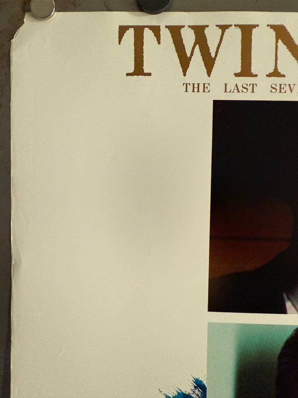 “Twin Peaks: Fire Walk with Me” (ツイン・ピークス/ローラ・パーマー最期の7日間), Original Release Japanese Movie Poster 1992, B2 Size (White Version) (51 × 73 cm) A92 B