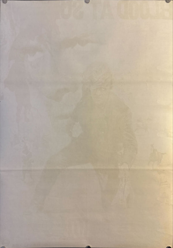 “Blood at Sundown” (砂塵に血を吐け), Original Japanese Movie Poster 1967 First Release, B2 Size (51 × 73 cm) O180