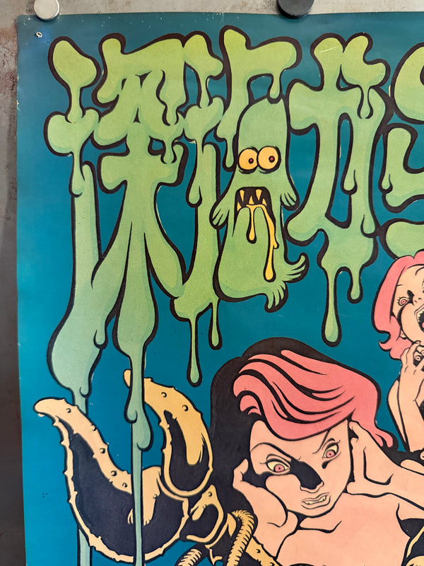 “Creatures from the Abyss” (深海の怪物), Original Japanese Movie Poster 1999 First Release, B2 Size (51 × 73 cm) O204