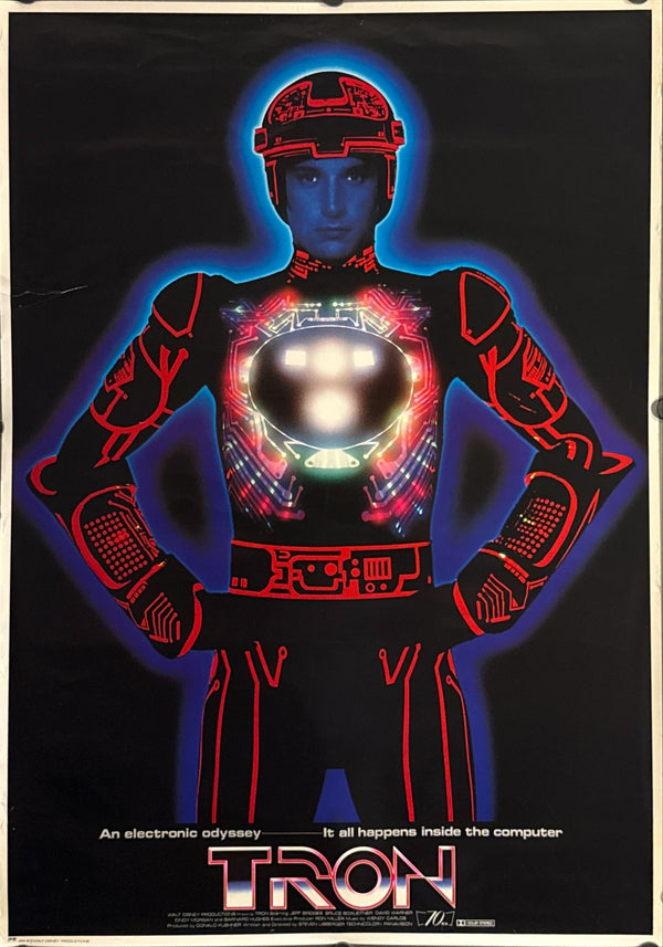 “TRON”, Original Japanese Theatrical Poster (First Release) 1982, B2 Size (51 × 73 cm) O231