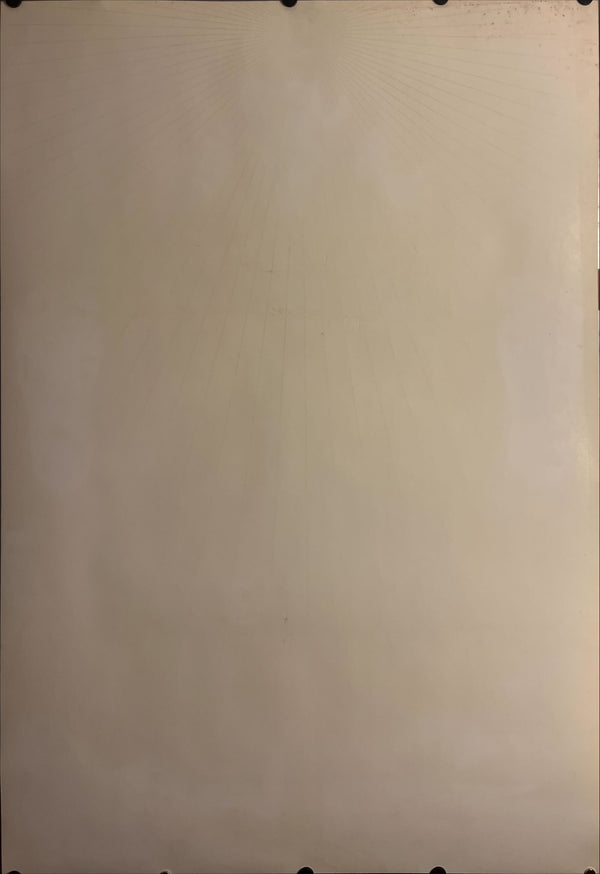 "TADANORI YOKOO - Greeting 1972", Japanese Contemporary Art Poster, Original Offset 1972, Ultra Rare, B1 Size (c.73 x 103cm)