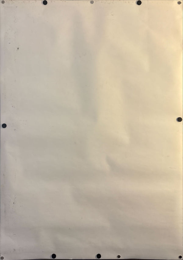 "Sawako Goda (サワコ・ゴダ / Sawako Goda) - Jōkyō Gekijō (Situation Theatre) — Tekkamen 「鉄仮面」 (“The Iron Mask”), Japanese Contemporary Art Poster, Original Offset Screen 1972, Ultra Rare, Size (c.80 x 108cm)