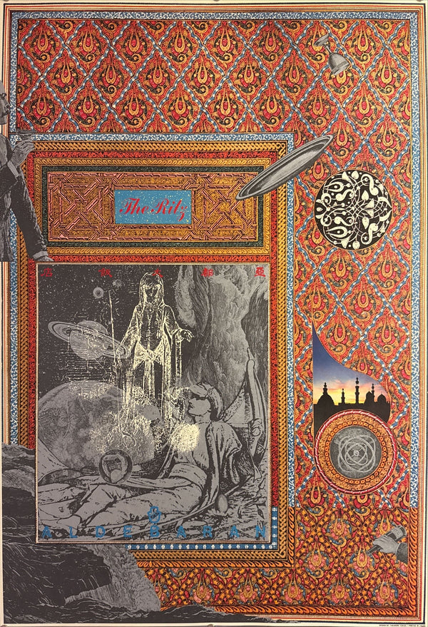 "TADANORI YOKOO - The Ritz / Aldebaran", Japanese Contemporary Art Poster, Original Offset 1979, Ultra Rare, B1 Size (c.73 x 103cm)