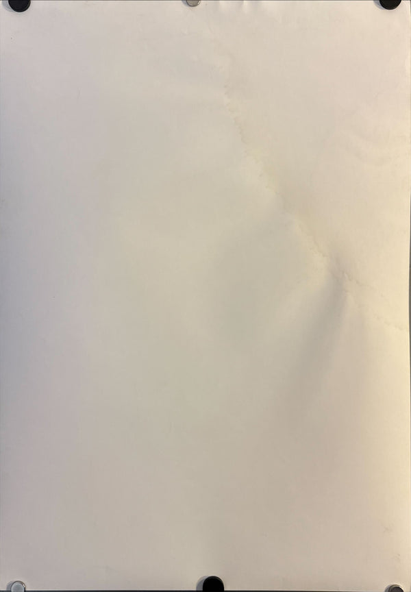 "IKKO TANAKA — JAPAN PRINT ’91: COMMUNICATION & PRINT", Original Japanese Contemporary Art Poster 1991, B3 Size (c.36 × 51 cm) O297