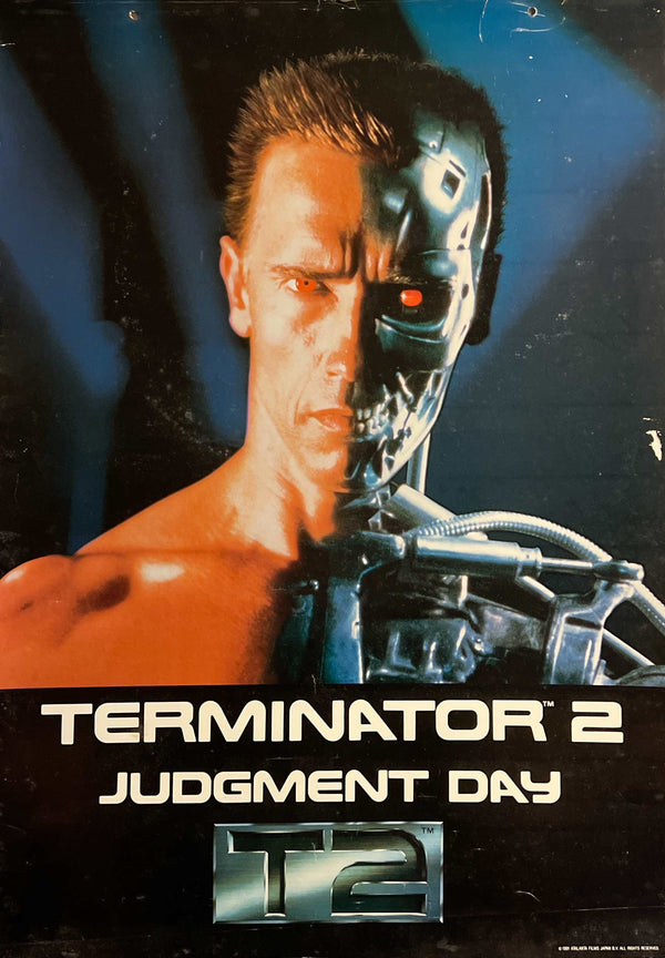 “Terminator 2: Judgment Day”, Original Japanese Promotional Poster c. 1991–1992, Japan-Only Design, B2 Size (51 × 73 cm) S7