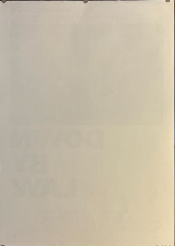 "Down by Law", Original Video Release Japanese Movie Poster 1986, B2 Size (51 x 73cm) B82