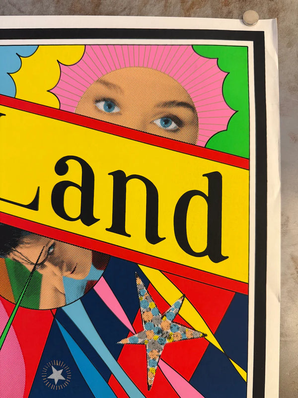 "TADANORI YOKOO - LaChapelle Land, Photographs by David LaChapelle (Style A)", Japanese Contemporary Art Poster, Original Silk Screen 1997, SIGNED, Ultra Rare, Size (c.73 x 98 cm) A