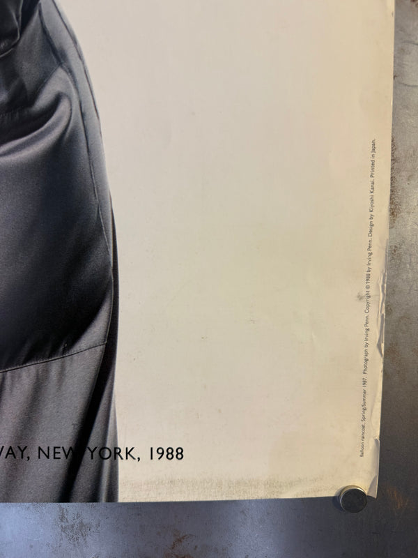 "Irving Penn × Issey Miyake (1988) - Photographs by Irving Penn poster", Japanese Contemporary Art Poster, Original Offset 1988, Ultra Rare, Size (c.78 x 59 cm)