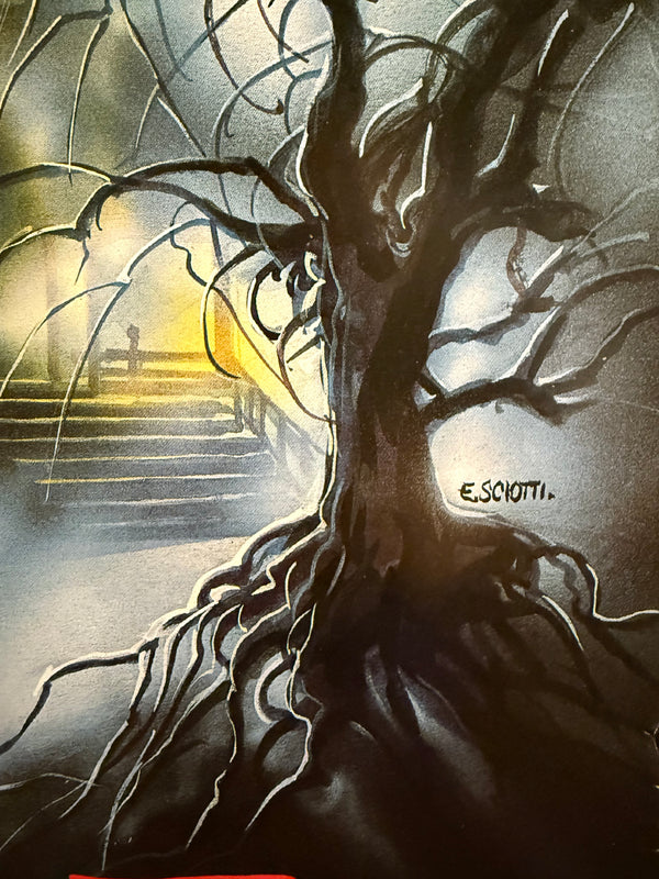 "Ghosthouse" (ゴーストハウス), Original Japanese First-Release Movie Poster 1988, B2 Size (51 × 73 cm), Artwork by Enzo Sciotti O349