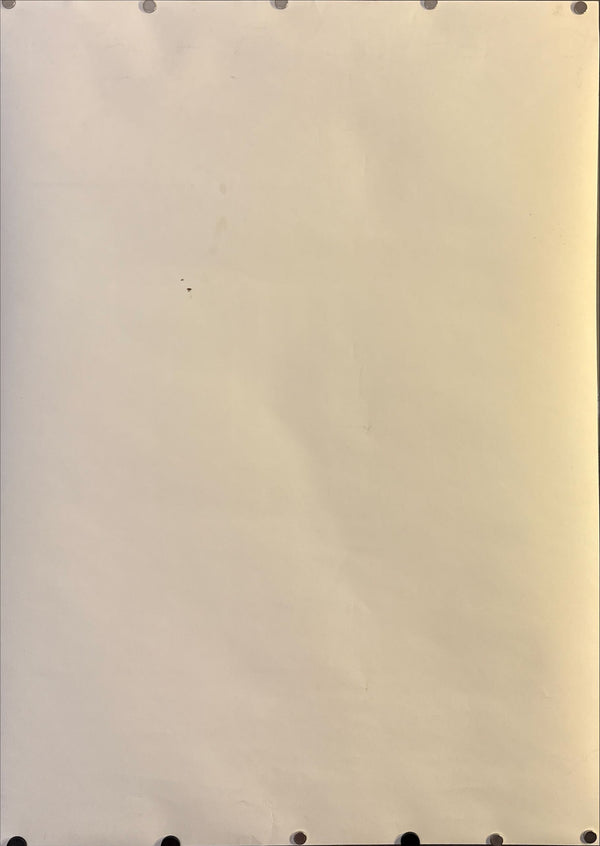 “Message from Tokyo” — Kazumasa Nagai (永井一正), Original Japanese A1 offset poster, 1986 — Size: c. 59.4 × 84.1 cm