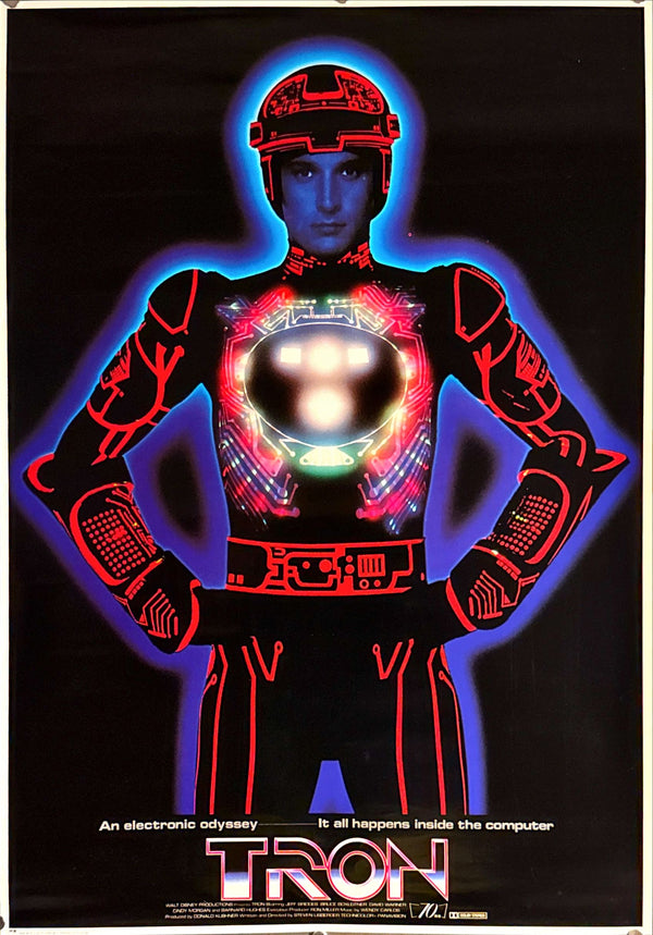 "TRON", Original First Release Japanese Movie Poster 1982, B2 Size (51 x 73cm) C14