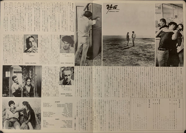 "Zabriskie Point", Original Release Japanese Movie Poster 1970, B3 Size (36 x 50 cm) A245