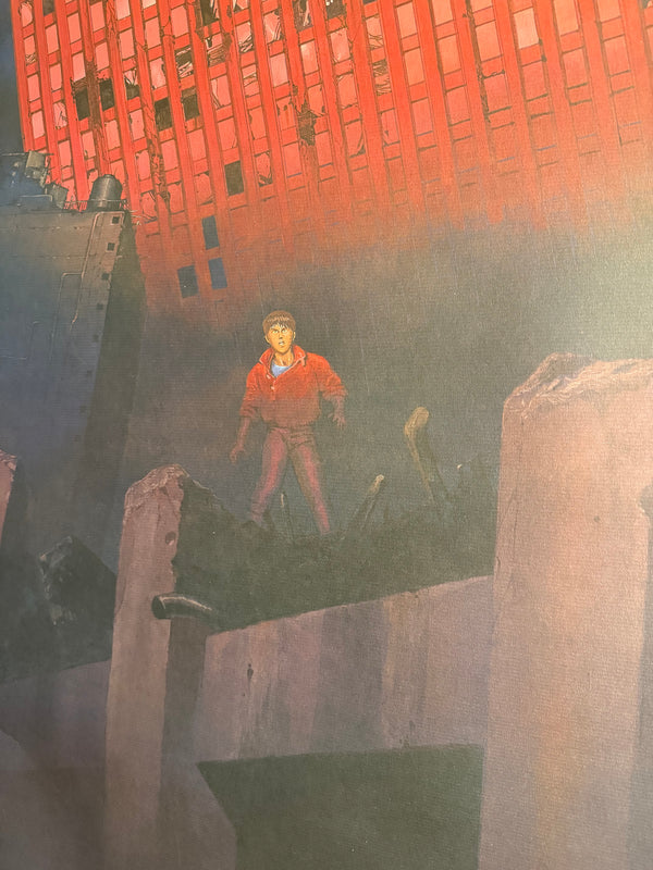 “AKIRA / アキラ” (1993) – ORIGINAL SPANISH LARGE-FORMAT LICENSED ART POSTER – KATSUHIRO OTOMO / 1000 EDITIONS Rare Vintage Edition | Premium Canson Textured Art Paper | Officially Licensed by Kodansha | c. 68 × 87 cm (26.8 × 34.3 in) | Very Good+ / Excellent