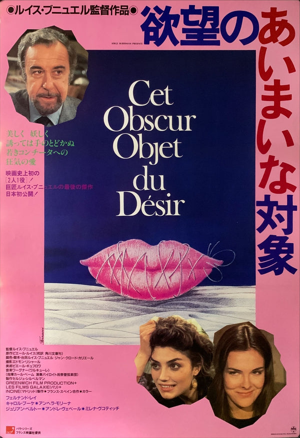 "That Obscure Object of Desire", Original First Release Japanese Movie Poster 1984, B2 Size (51 x 73cm) B22