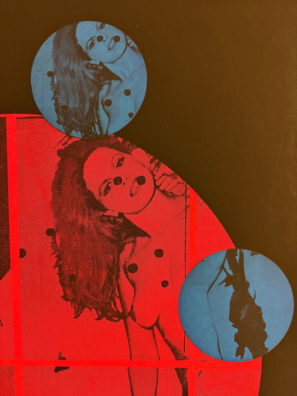 "TADANORI YOKOO - Wonderland", Japanese Contemporary Art Poster, Original Silk Screen 1973, Ultra Rare, Size (c.73 x 103cm)