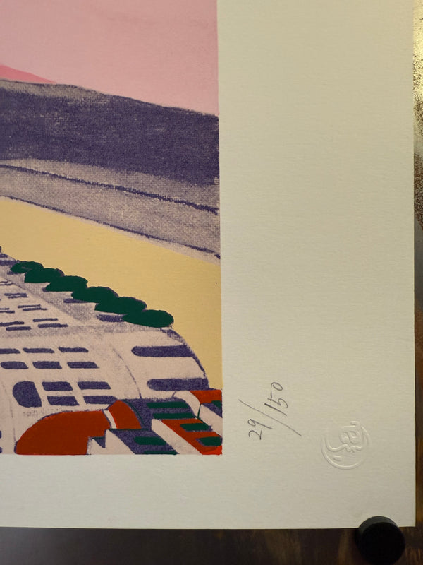 "TADANORI YOKOO - Then and Now – Tadanori Yokoo, 1991", Japanese Contemporary Art Poster, Original Silk Screen 1991, Ultra Rare, Size (c.80 x 120cm)