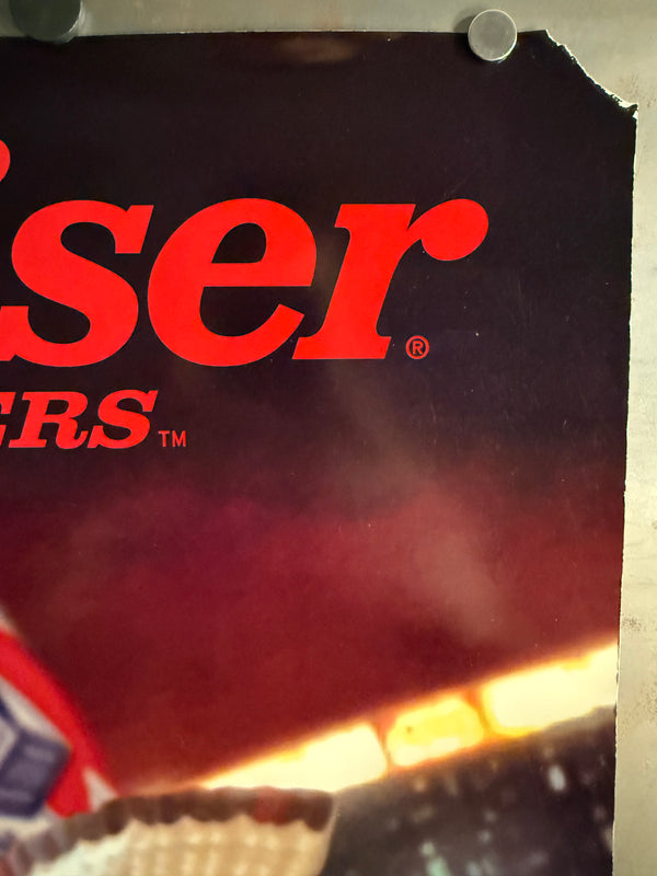 "Budweiser – ‘Bud Girl’ Japan Campaign (King of Beers)", Original Japanese Promotional Poster 1996, B2 Size (51 × 73 cm) ZA239