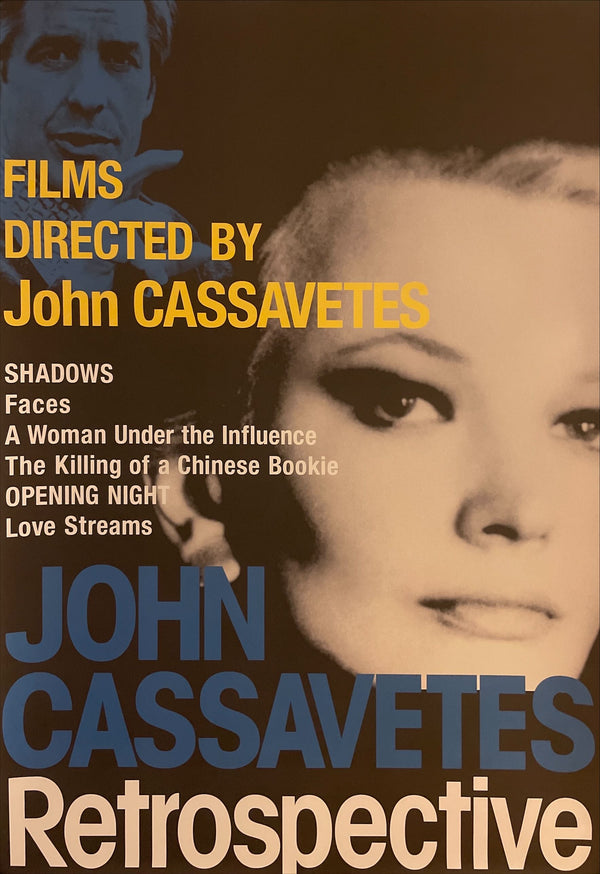 "John Cassavetes Retrospective", Original Japanese Movie Poster 2013, B2 Size (51 x 73cm) I108