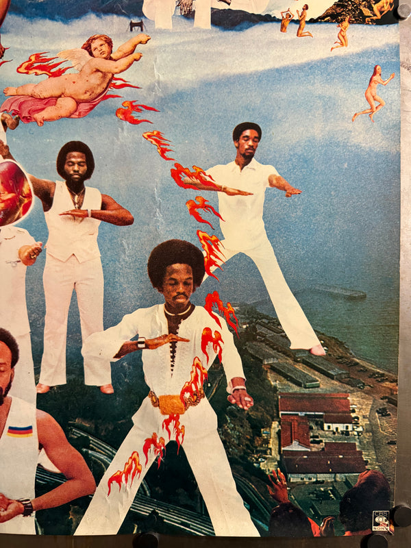 “TADANORI YOKOO – EARTH, WIND AND FIRE 1976”, Japanese Contemporary Art Poster, Original Offset 1976, Ultra‑Rare, B1 Size (c. 73 × 101 cm)