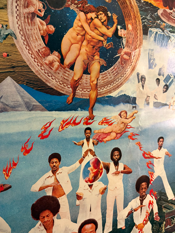 “TADANORI YOKOO – EARTH, WIND AND FIRE 1976”, Japanese Contemporary Art Poster, Original Offset 1976, Ultra‑Rare, B1 Size (c. 73 × 101 cm)