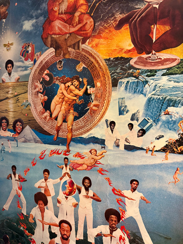 “TADANORI YOKOO – EARTH, WIND AND FIRE 1976”, Japanese Contemporary Art Poster, Original Offset 1976, Ultra‑Rare, B1 Size (c. 73 × 101 cm)