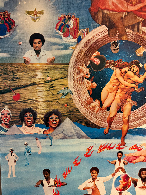 “TADANORI YOKOO – EARTH, WIND AND FIRE 1976”, Japanese Contemporary Art Poster, Original Offset 1976, Ultra‑Rare, B1 Size (c. 73 × 101 cm)