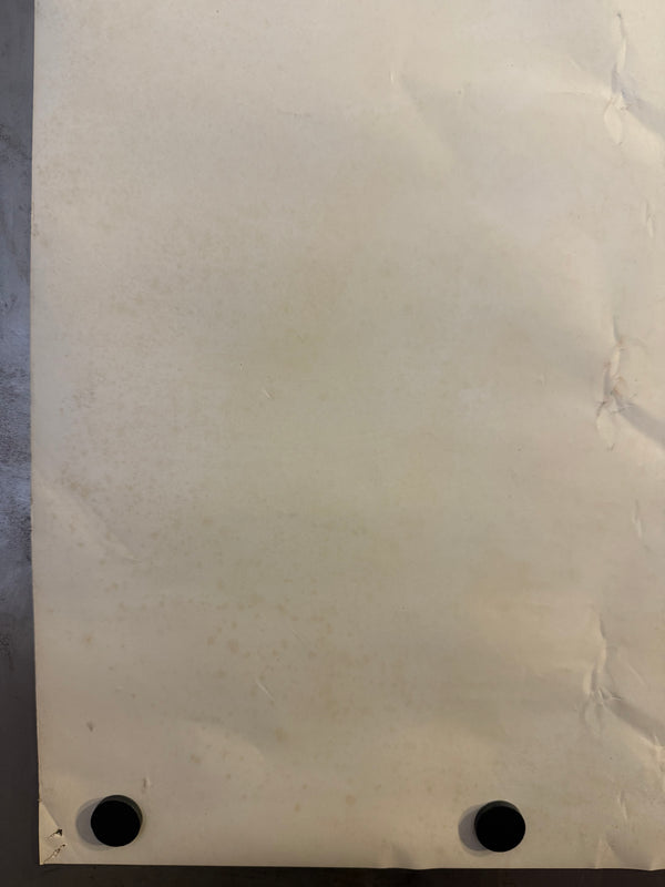 “TADANORI YOKOO – EARTH, WIND AND FIRE 1976”, Japanese Contemporary Art Poster, Original Offset 1976, Ultra‑Rare, B1 Size (c. 73 × 101 cm)