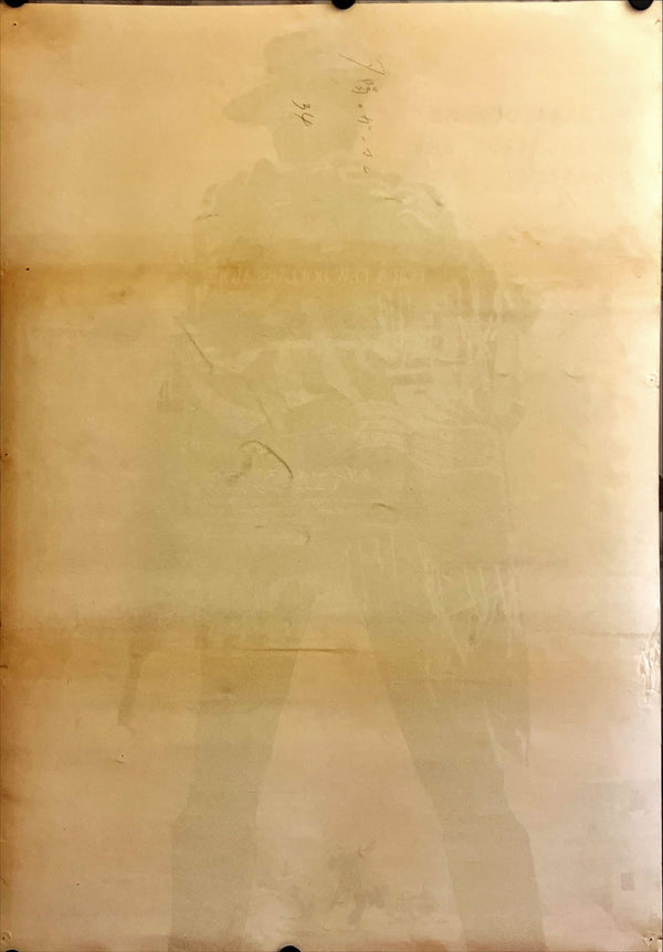 "For A Few Dollars More", Original Re-Release Movie Poster 1972, B2 Size (51 x 73cm) H254