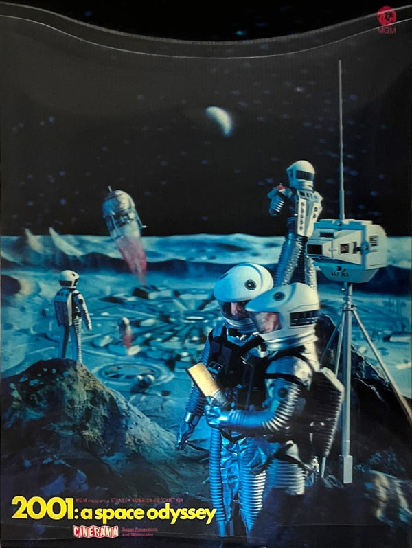 2001: A SPACE ODYSSEY (1968) - Cinerama 3D Lenticular - Style A and B, 1968, Ultra Rare, 10.25" x 13.5" (26 x 34 cm)