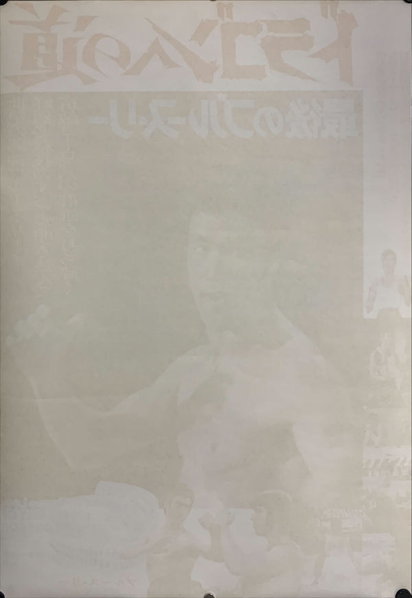 "The Way of the Dragon", Original Release Japanese Movie Poster 1972, B2 Size (51 cm x 73 cm) C181