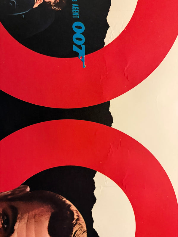 “GOLDFINGER” (1964) – ORIGINAL JAPANESE B1 THEATRICAL POSTER – JAPAN‑ONLY CAMPAIGN ART (DESIGNER UNCREDITED) Extremely Rare | Large Format | First Japanese Release (1965) | c. 72.8 × 103 cm (B1)