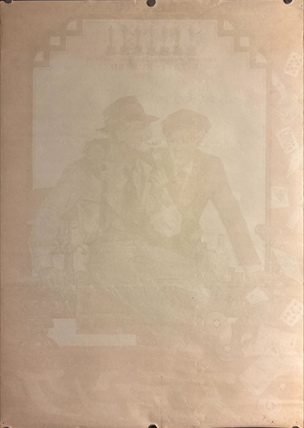 “The Sting” (スティング), Original Japanese First Release Movie Poster 1974, B2 Size (51 × 73 cm) K140