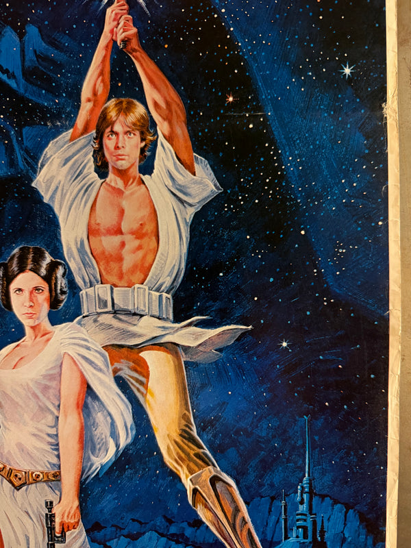 “Star Wars” (スター・ウォーズ), Original Japanese Movie Poster 1978, First Release, B2 Size (51 × 73 cm), Artwork by Seito K192A