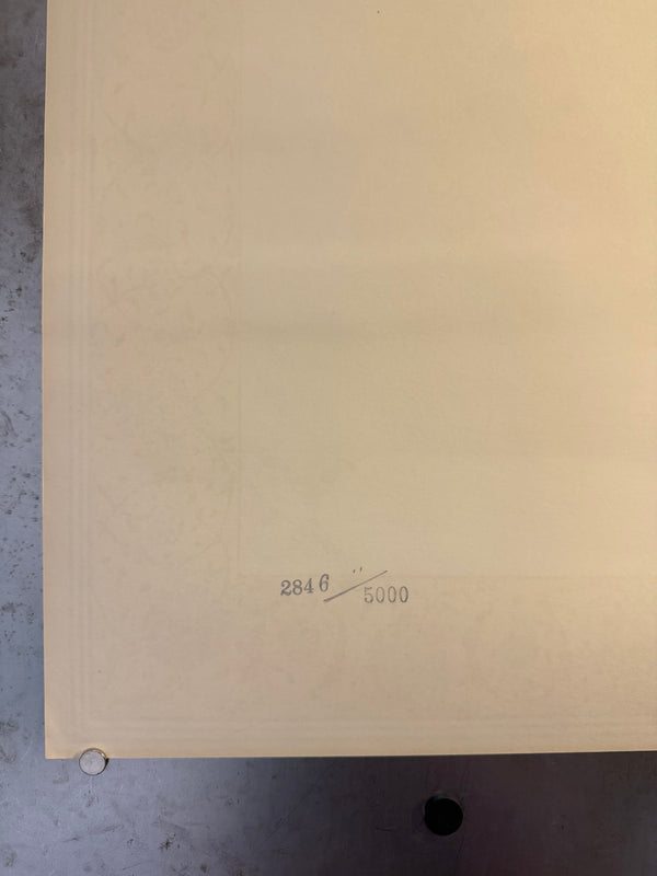 "TADANORI YOKOO - Clear Light May 1974", Japanese Contemporary Art Poster, Original Offset 1974, Ultra Rare, Size (c.69 x 103cm)