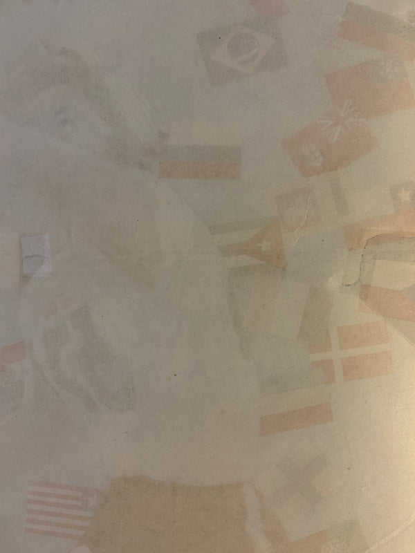 “Rendez-vous à Melbourne (The Melbourne Rendez-Vous)” (美と力の祭典/メルボルン・オリンピックの記録), Original Release Japanese Movie Poster 1957, B2 Size (51 × 73 cm) O10