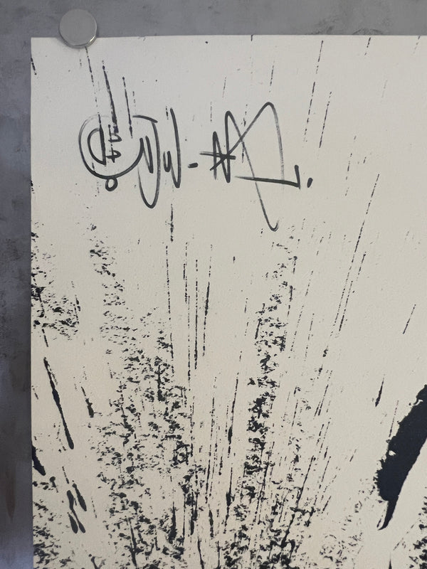 "Go Nagai - Devilman", Original Release Japanese Promotional Poster 1980`s, SIGNED, Size (c.50 x 76cm) K97