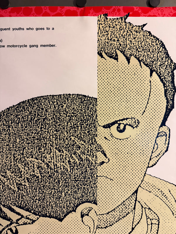 “Akira” (アキラ), Ultra‑Rare Original Japanese 1987 Theatrical Promotional / Non‑Sale (非売品) B2 Poster — Kaneda & Tetsuo Split‑Portrait Design, B2 Size (51 × 73 cm) H204