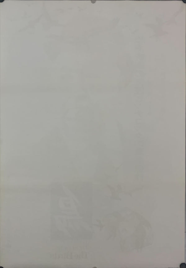 "The Birds", Original Re-Release Japanese Movie Poster 1972, B2 Size (51 x 73cm) D219