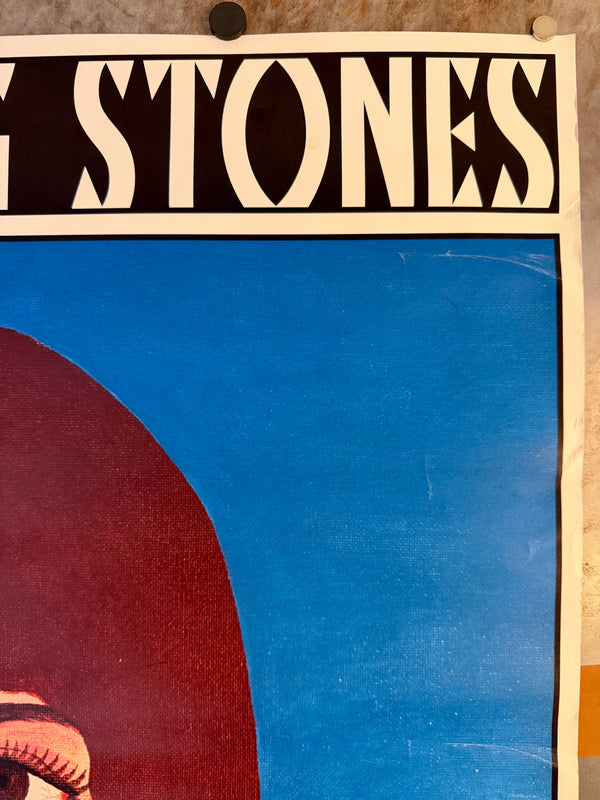 Tadanori Yokoo × The Rolling Stones “DROOL / よだれ” 50th-Anniversary B1 Poster (2012) Offset lithograph on paper | B1 size ≈ 103 × 72.8 cm | Very limited, museum-grade rarity