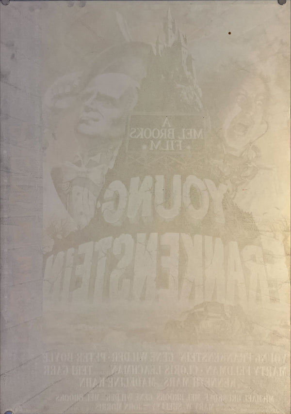 "Young Frankenstein" Original First Release Japanese Movie Poster 1974, B2 Size (51 x 73cm) A42