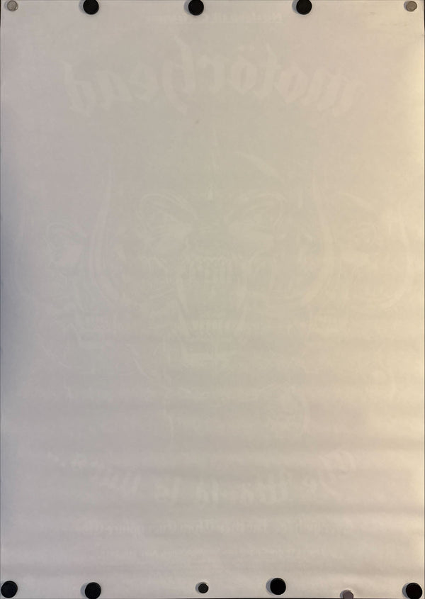 "Motörhead: The Wörld Is Ours – Everywhere Further Than Everyplace Else", Original Release Japanese Movie Poster 2011, B2 Size (51 × 73 cm) N91