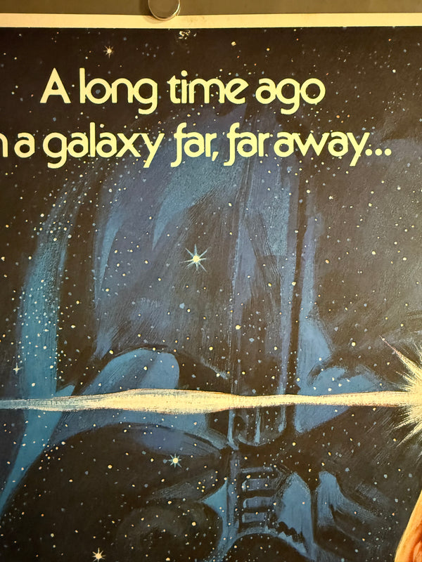“Star Wars” (スター・ウォーズ), Original Japanese Movie Poster 1978, First Release, B2 Size (51 × 73 cm), Artwork by Seito H251 A
