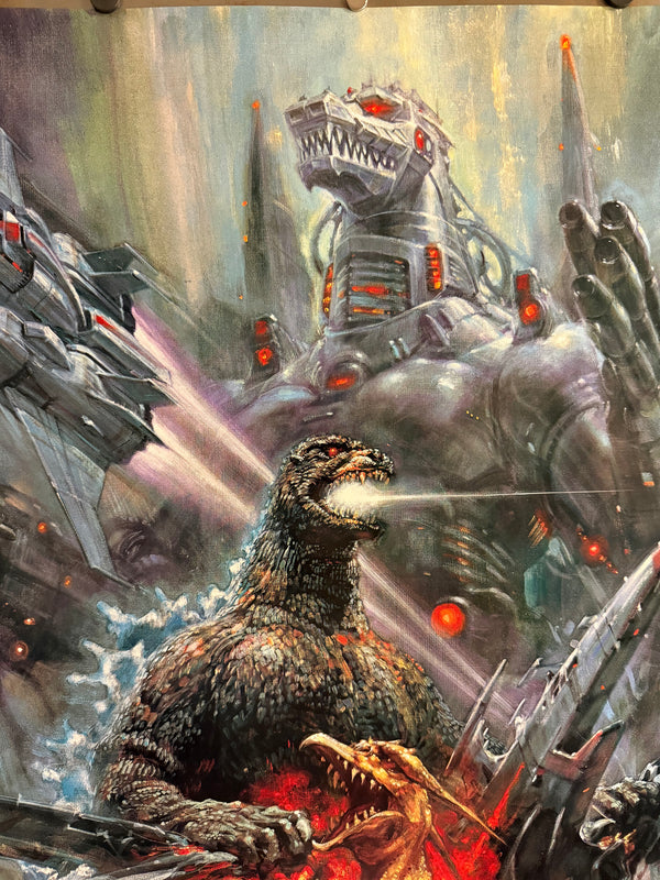 “Godzilla vs Mechagodzilla II” (ゴジラvsメカゴジラ), Original Release Japanese Movie Poster 1993, Artwork by Noriyoshi Ohrai (生頼範義), Extremely Rare, B1 Size (c. 73 × 103 cm) - Excellent Condition